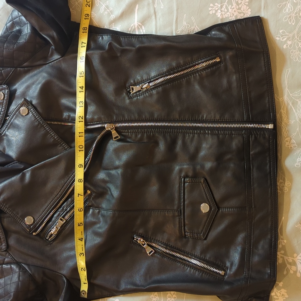 Express Faux Leather Moto Jacket - Picture 7 of 10